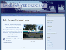 Tablet Screenshot of lakesawyergrocery.com
